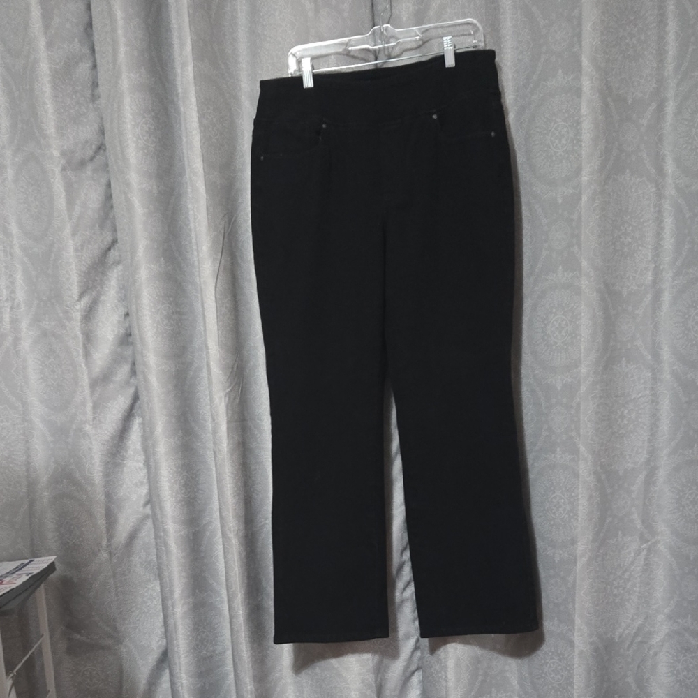 Belle by Kim Gravel Black Boot Cut Jeans